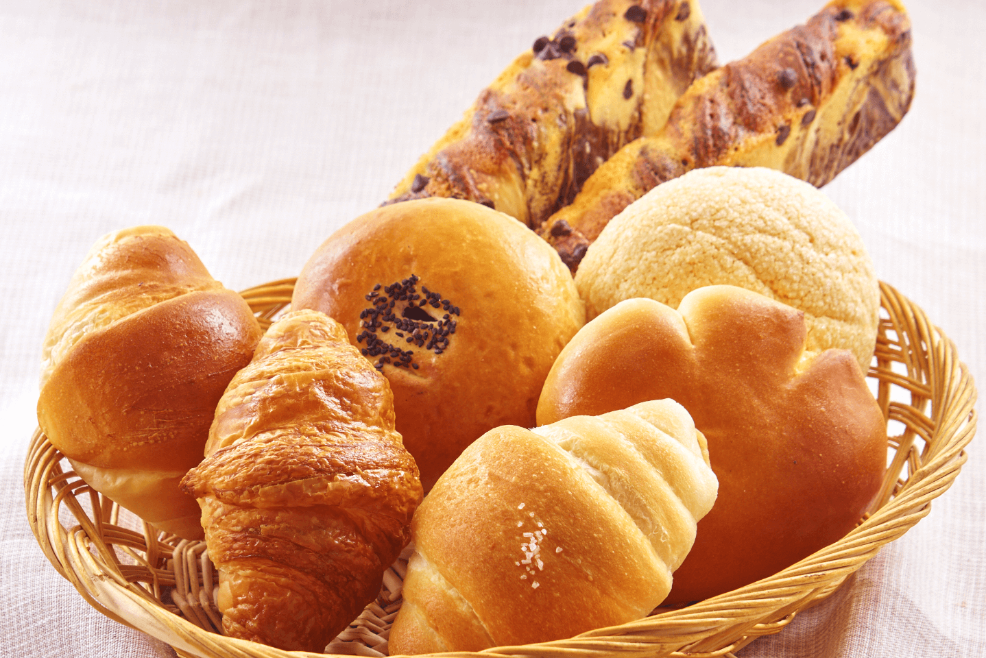 色々な種類のパン